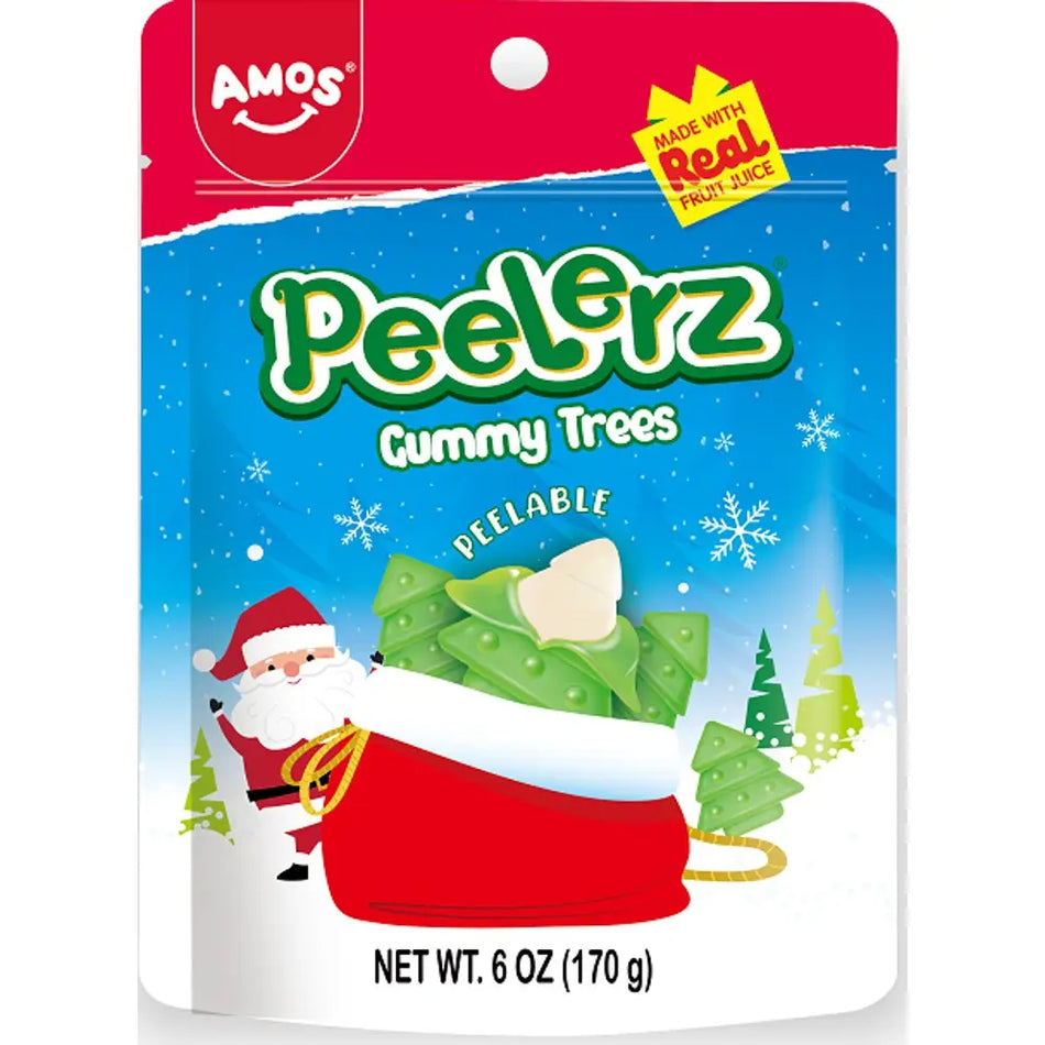 Amos Peelerz Holiday Gummy Trees 170g (USA) PRE-ORDER