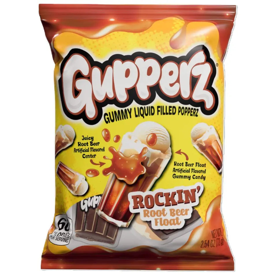 Gupperz Root Beer Float Filled Liquid Gummy 72g (USA)