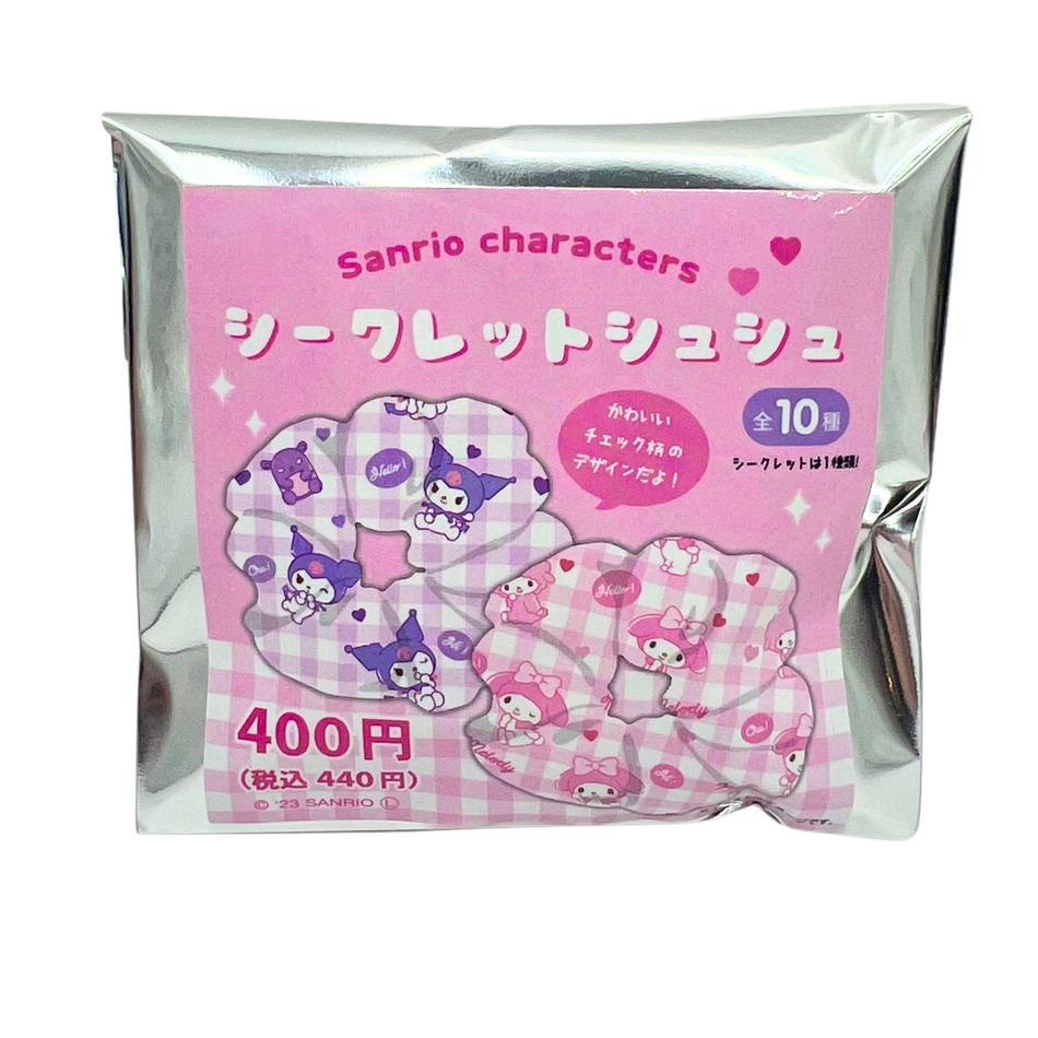 Sanrio Characters Mystery Satin Checkered Scrunchie