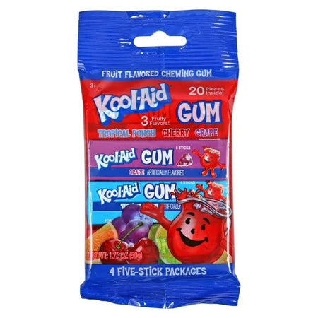 Kool-Aid Gum 4Pk. Peg Bag 50g (USA)