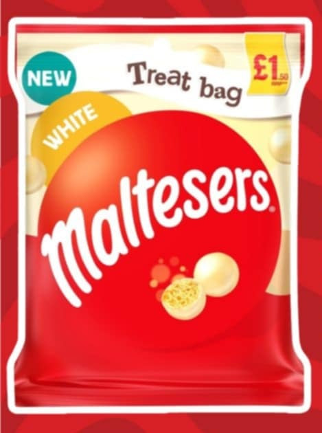Maltesers White Chocolate and Honeycomb 54g- LIMITED EDITION (UK) PRE-ORDER