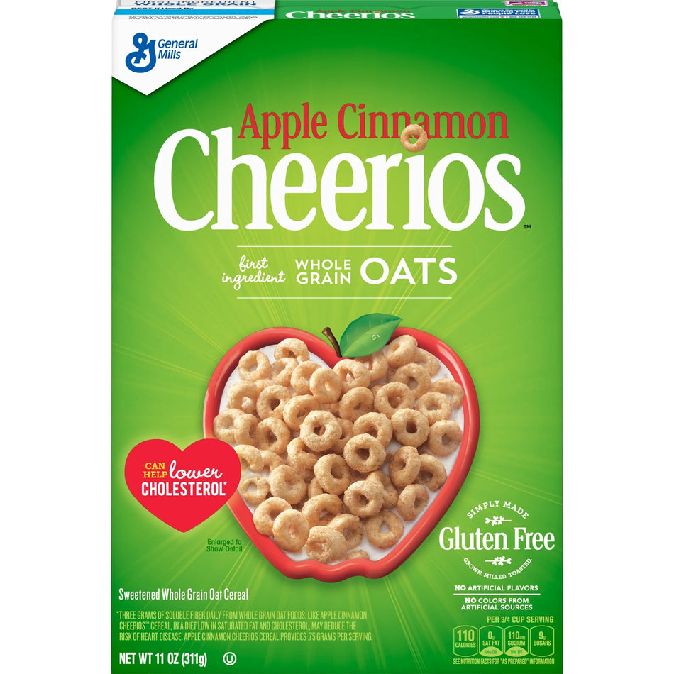 Cheerios Apple Cinnamon Cereal 312g (USA)