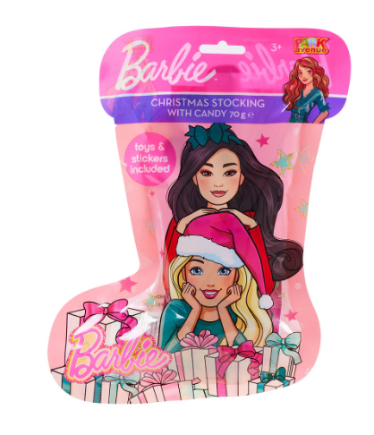 Barbie Stocking with Candies, Toys and Stickers 70g