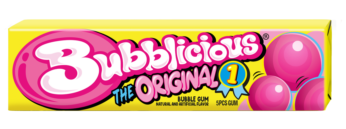 Bubblicious 5pc Original Bubble Gum (USA)
