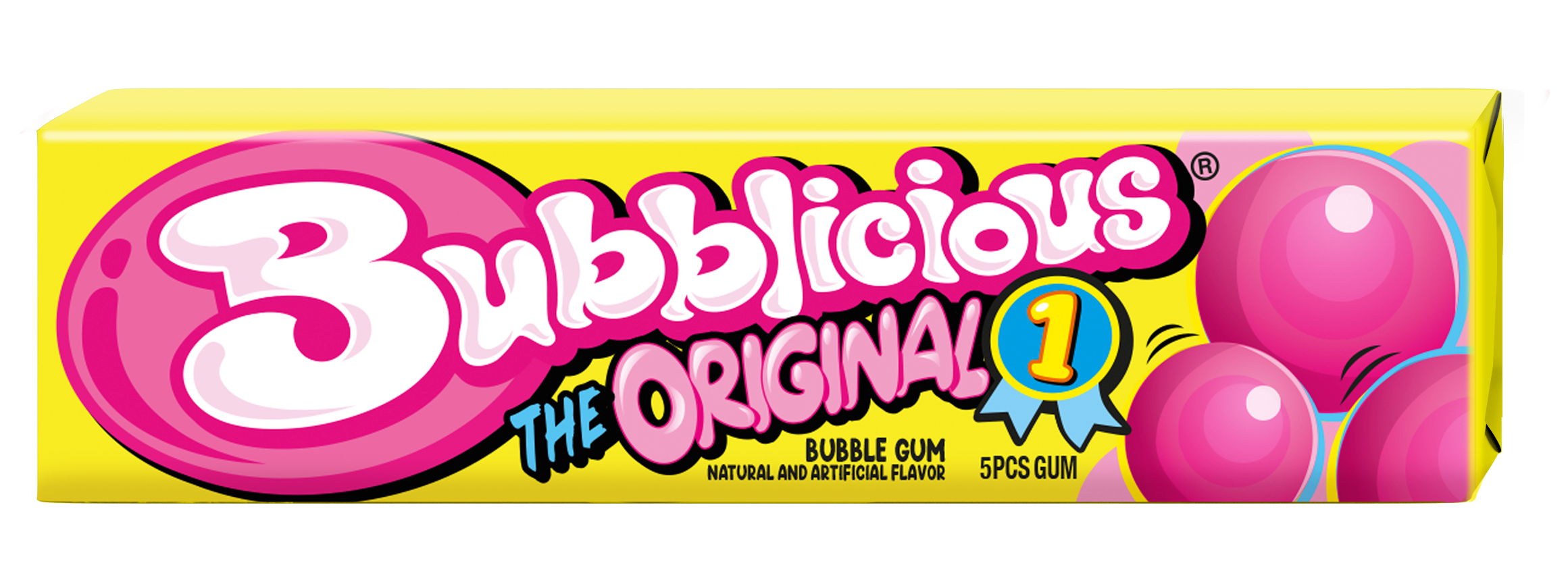 Bubblicious 5pc Original Bubble Gum (USA)