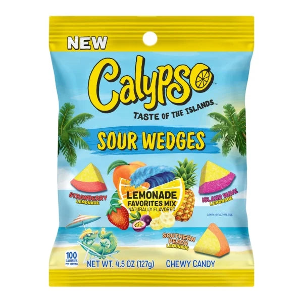 Calypso Sour Wedges Lemonade 127g (USA)