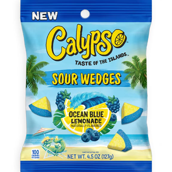 Calypso Sour Wedges Ocean Blue 127g (USA)