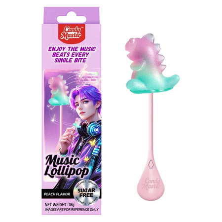 Candy Master Musical Lollipop 18g Dinosaur