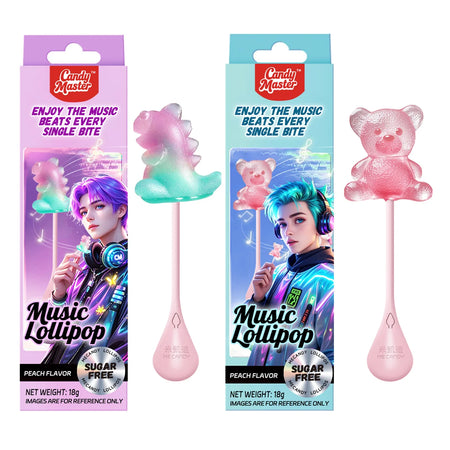 Candy Master Musical Lollipop 18g Teddy Bear