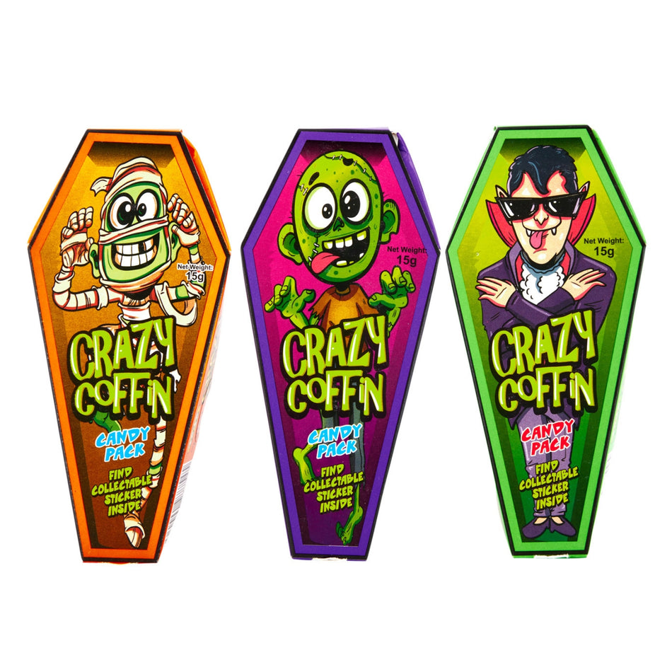 JoJo Halloween Crazy Coffin Assorted 15g