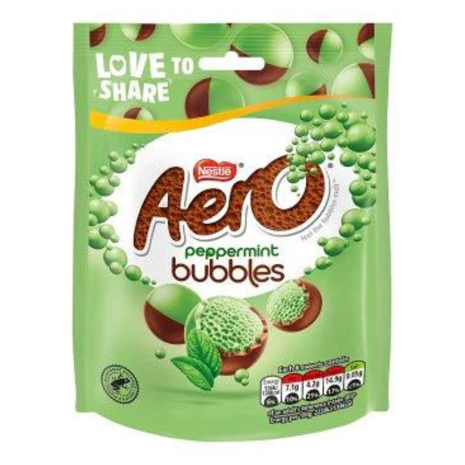 Nestle Aero Bubbles Peppermint 92g (UK)