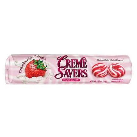 Creme Savers Strawberries & Cream 50g (USA)