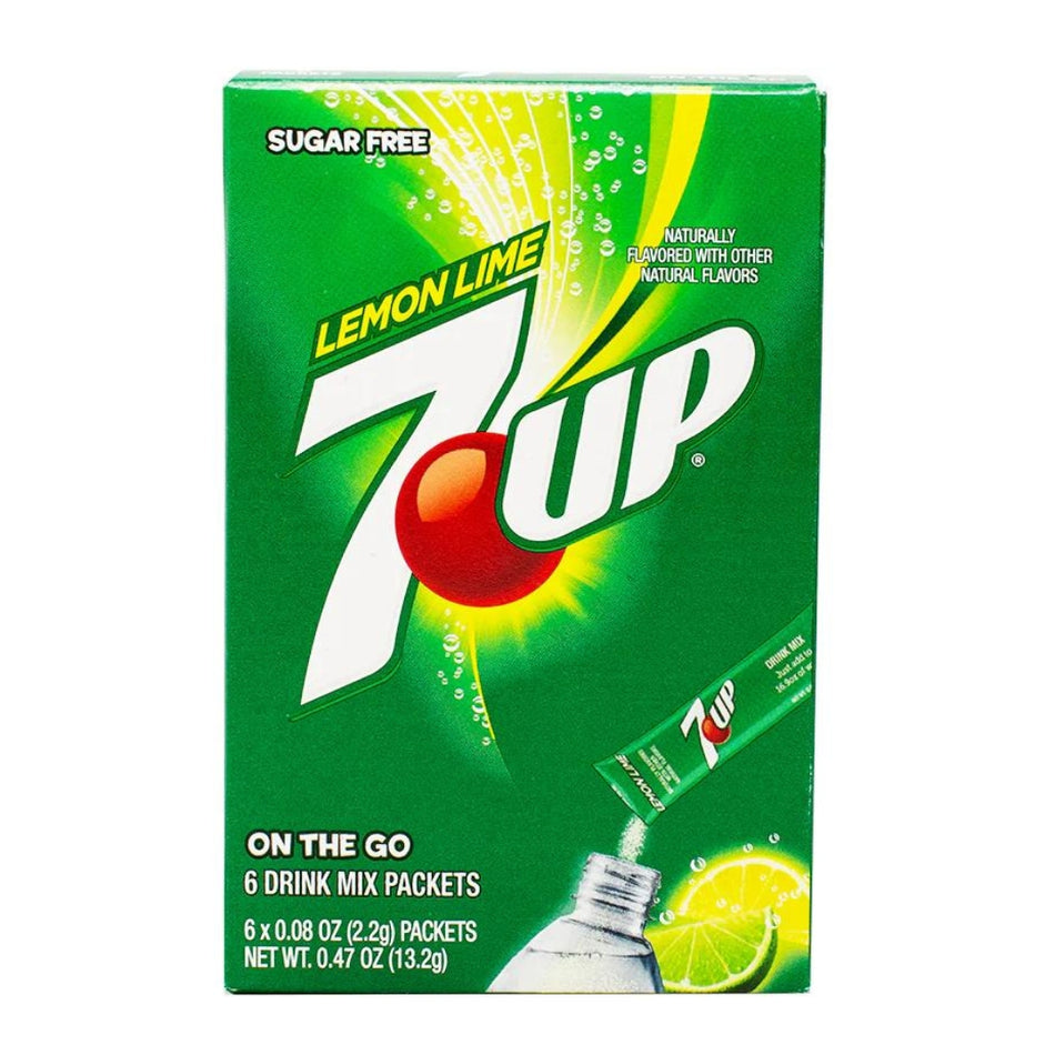 7UP Lemon Lime Drink Mix Single Sachet (USA)