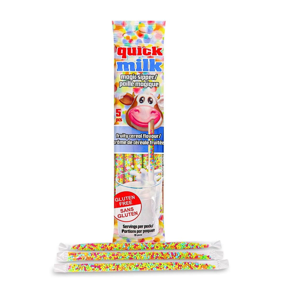 Magic Sipper Fruity Cereal Straws 5pk (USA)