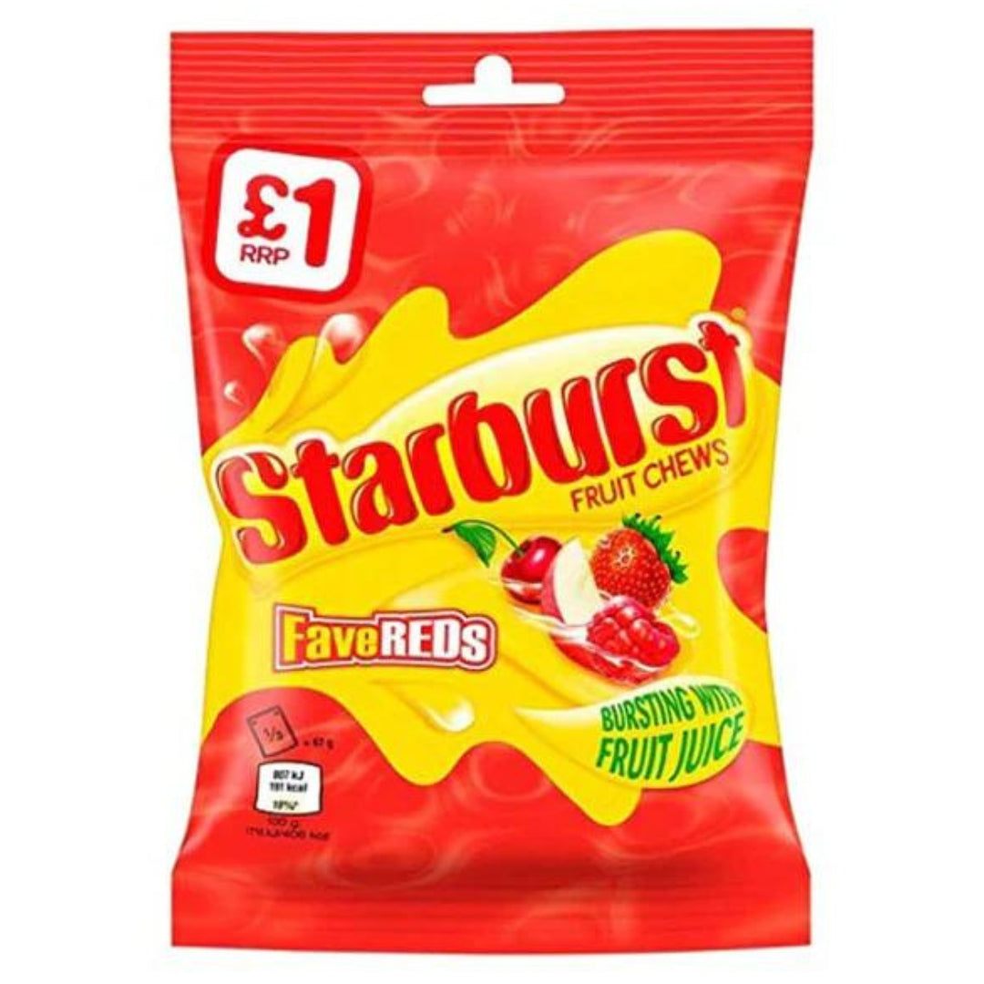 Starburst Fave Reds Chews 127g (UK)