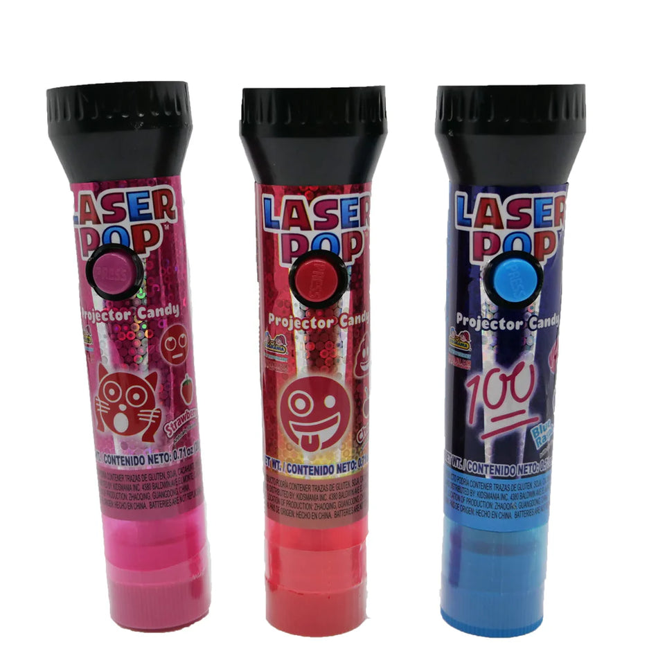 Laser Pop Projector Candy 20g- Flavour Chosen at Random