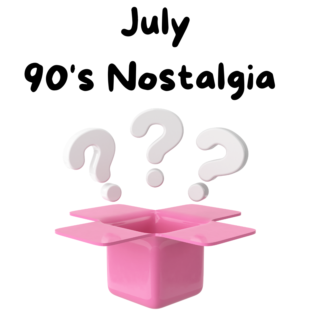 Monthly Themed Surprise Subscription Box (June- USA, July- 90's Nostalgia)