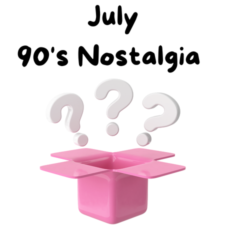 Monthly Themed Surprise Subscription Box (June- USA, July- 90's Nostalgia)