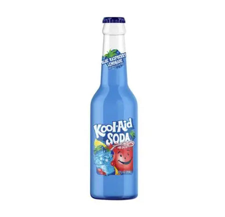 Kool Aid Glass Soda Bottle 355ml (USA) Blue Raspberry