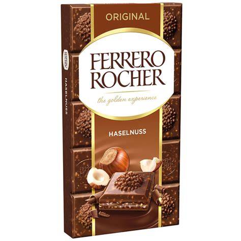 Ferrero Rocher Dark Hazelnut Block 90g (EU)