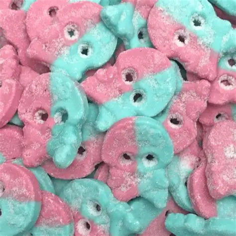 Bubs Bubblegum Dizzy Skulls 100g (SE)