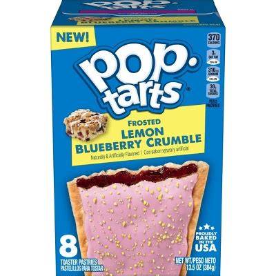 Pop Tarts Lemon and Blueberry Crumble 8 Pack (USA)