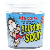 Maxons Stupidly Sour Raspberry 75g (UK)