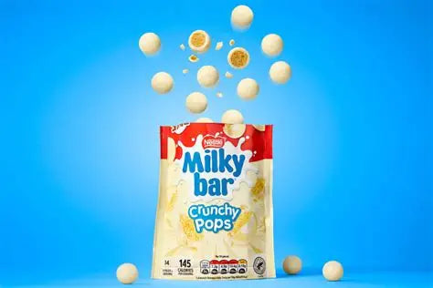 Milkybar Crunchy Pops White Chocolate Sharing Bag 90g (UK)