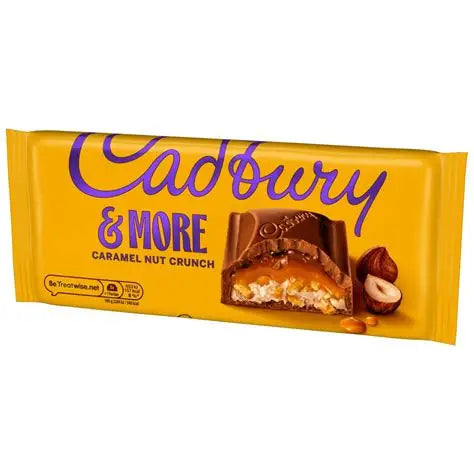 Cadbury Dairy Milk & More Caramel Crunch 200g (UK)