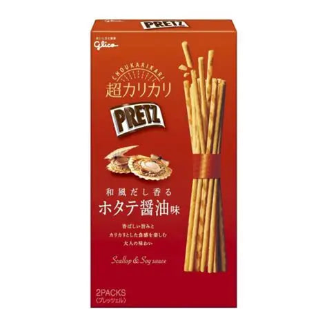 Glico Super Crunchy Pretz Scallop Soy Sauce 55g (JP)