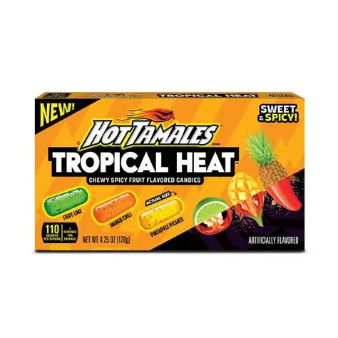 Hot Tamales Tropical Heat Chewy Candy Movie Theatre Box 120g (USA)