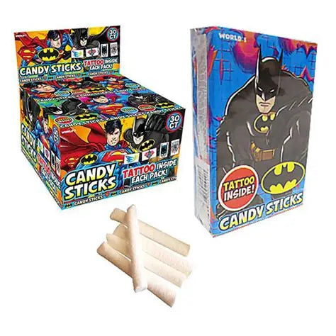 Candy Sticks with Tattoo- DC Comic 15g (USA)
