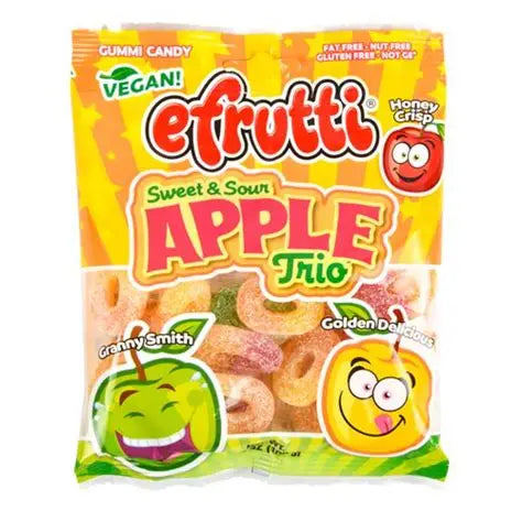 Efrutti Sweet and Sour Apple Trio 100g (EU)