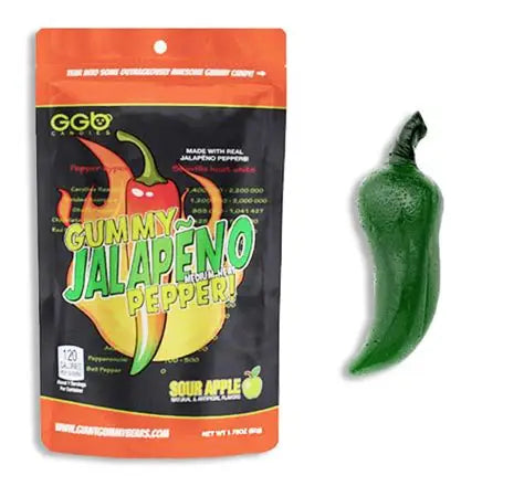 GGB Gummy Pepper Jalapeno (Medium Heat) 50g (USA)