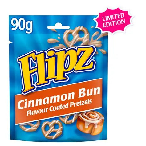 Flipz Cinnamon Bun Pretzels 90g (USA)
