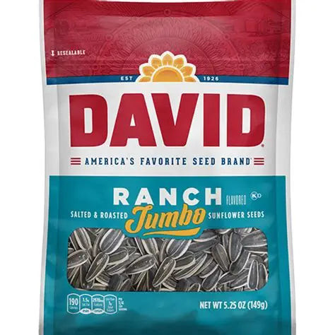 David's Sunflower Seeds Ranch 149g (USA)