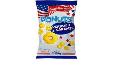 Snackline Donut Rings in Peanut/Caramel 100g (EU)