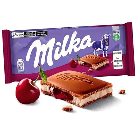 Milka Cherry Creme Block 100g (EU)