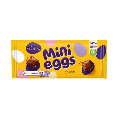 Cadbury Mini Eggs Bar 110g (UK)
