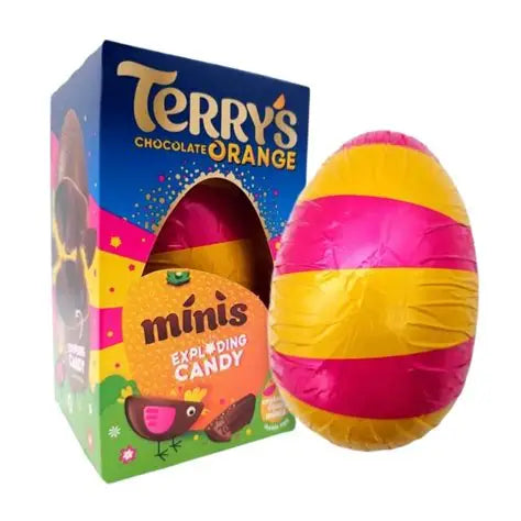 Terrys Chocolate Orange Easter Egg with Exploding Candy Minis 91g (UK)