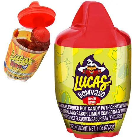 Lucas Bomvaso Lemon Limon Flavoured with Chewing Gum 30g (USA)
