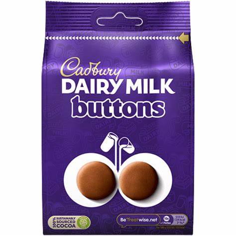 Cadbury Dairy Milk Buttons 95g (UK)