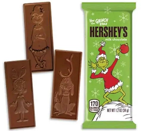 Hershey's How the Grinch Stole Milk Choc 34g (USA) PRE-ORDER
