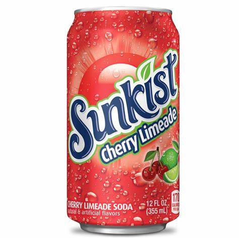 Sunkist Cherry Limeade 355ml (USA)