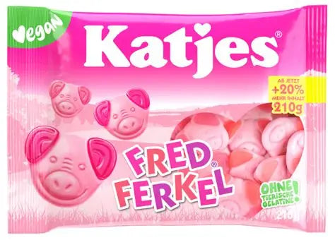 Katjes Fred Ferkel Gummies 210g (GER) VEGAN