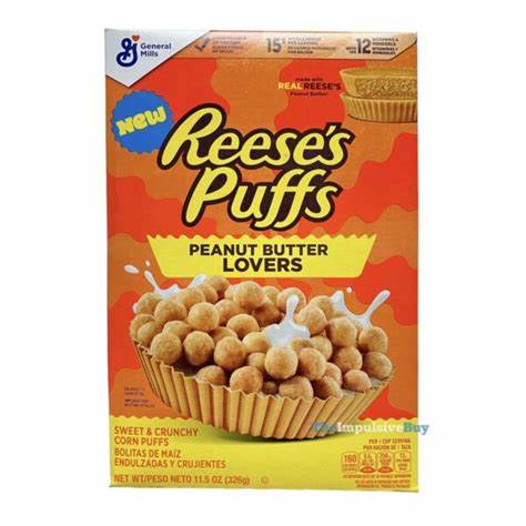 Reese's Puffs Peanut Butter Lovers Cereal 326g (USA)