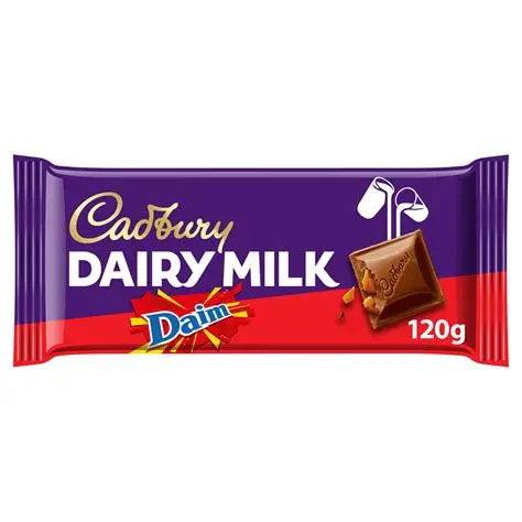 Cadbury Dairy Milk Daim Block 120g (UK)