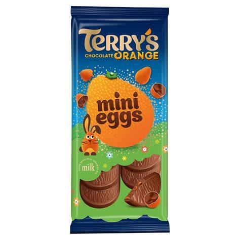 Terry's Chocolate Orange Mini Eggs Bar 90g (UK)
