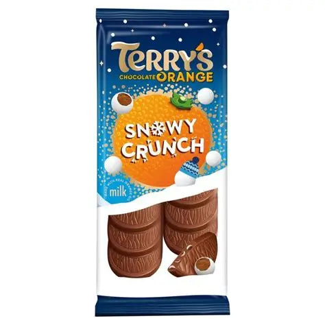 Terrys Chocolate Orange Snowy Crunch Tablet 90g (UK)