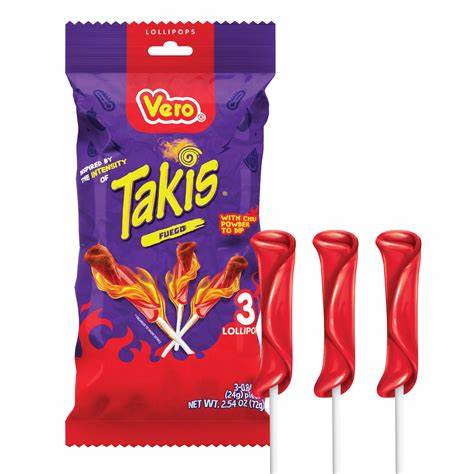 Vero Pateta Takis 3pk Lollipop Peg Bag (USA)